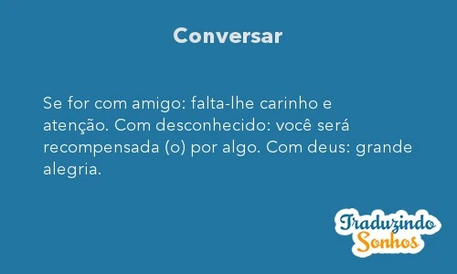 Análise Dos Sonhos Com Pessoa Conversando